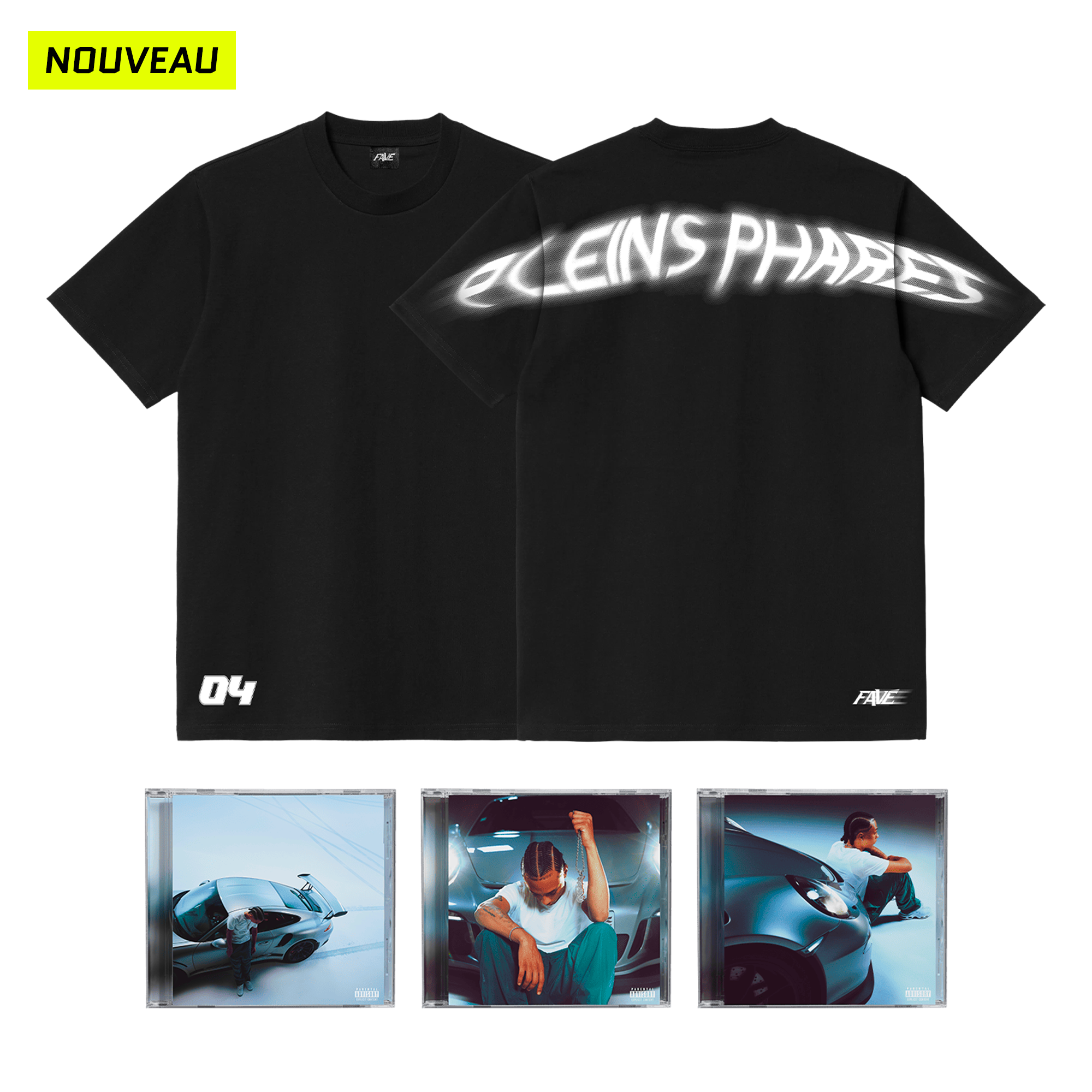 PACK T-SHIRT + 3 CD