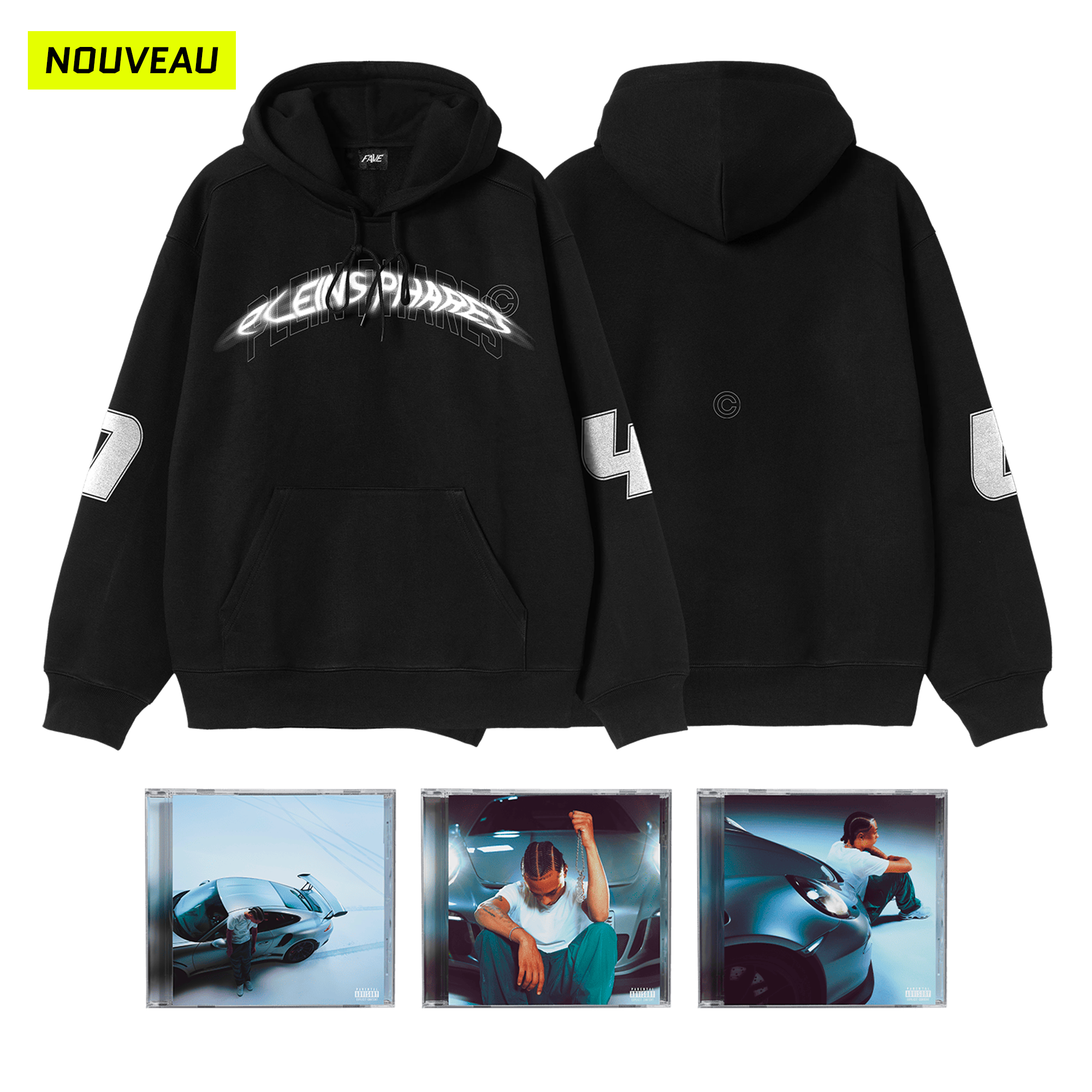 PACK HOODIE + 3 CD